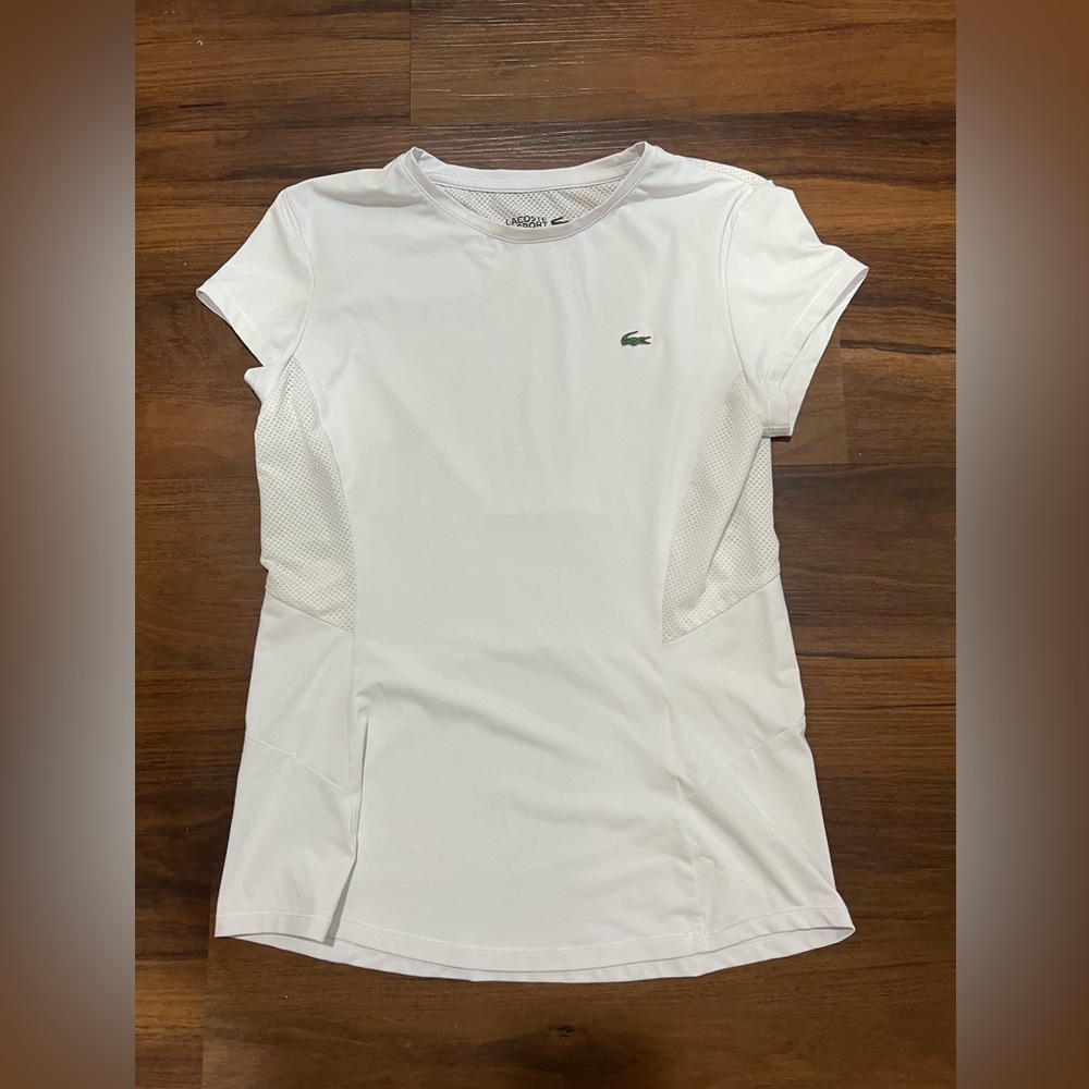 Lacoste Sport White Mesh Shirt
